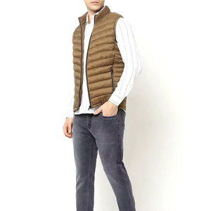 Gilet matelassé sans manches léger pour homme avec matériau résistant à l'eau et options de logo personnalisé Prix raisonnable Service OEM - Product Image 6