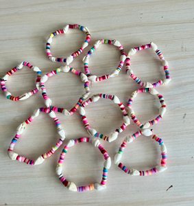 Tobillera de concha de cuentas de cauri natural de viento marino de playa de Estilo Hawaiano pulsera de amistad hecha a mano 99 DATOS DE ORO - Product Image 3