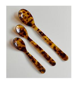Cuillère en résine de haute qualité, taille personnalisée, ensemble de couverts de luxe, manche en résine effet miroir, taille sur mesure, cuillère à dîner pour hôtels et usage domestique - Product Image 1