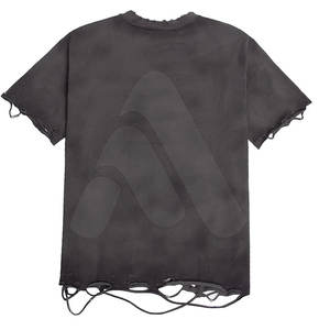 Camiseta Informal para Hombre, Estilo Desgastado, Corte Regular, Talla Grande, 100% Algodón, Transpirable, Ecológica, para Entrenamiento - Product Image 2