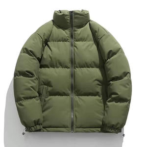 Blouson de motard en cuir véritable pour homme, imperméable, col montant, fermeture éclair, tissu PU, doublure en coton, style streetwear, hiver - Product Image 2