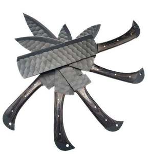 BA Enterprises Handmade 5-Piece Customized Damascus Steel Layer Wooden Handle Stainless Steel Coated Durable <b>Sharp</b> <b>Knife</b> <b>Set</b> - Product Image 3