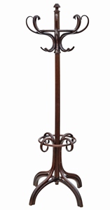 Classic design wooden <b>coat</b> <b>stand</b> entryway <b>coat</b> tree mahogany finish vintage style garment <b>rack</b> customized options - Product Image 2