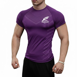 Servicio OEM, Camiseta de Compresión Deportiva de Manga Larga con Logotipo Personalizado, 100% Algodón, Diseño Liso - Product Image 4