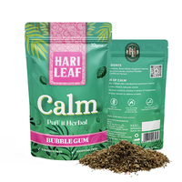 Hari Leaf Bubble Gum Herbal Calm Blend Sans Tabac Sans Nicotine Marque Privée Fabricant OEM