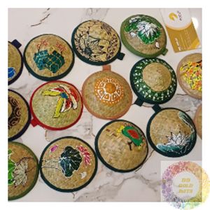 พวงกุญแจตกแต่งทำมือจากหวายธรรมชาติ ของขวัญงานฝีมือ จี้ห้อยกระเป๋า งานแฮนด์เมด ของตกแต่งสำหรับเป็นของขวัญ - Product Image 6