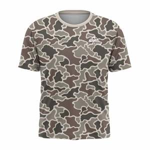 Camiseta personalizada para hombre 100% poliéster, corte regular, con logo personalizado, fabricante OEM ODM, transpirable y de secado rápido. - Product Image 1