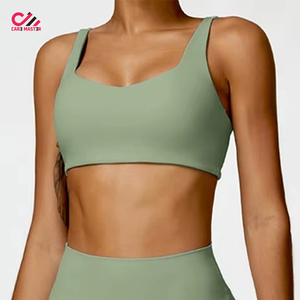 Ensemble de yoga pour femmes, design professionnel, impression personnalisée, marque privée, couleur unie, devant court, respirant, ensemble 2 pièces - Product Image 2