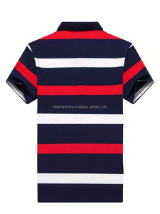 Precio al por mayor camiseta de los hombres baratos logotipo personalizado superventas de secado rápido hombres camiseta polos, polos de los hombres - Product Image 3