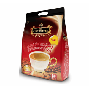 กาแฟคิง 3 in 1 กาแฟสำเร็จรูป 16 กรัม x 88 ซอง กาแฟพรีเมี่ยมผสม ราคาแข่งขัน ส่งออก - Product Image 1