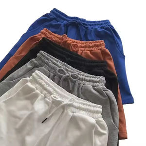 Pantalones cortos de verano de alta calidad para hombre, estilo deportivo informal, cintura elástica, algodón sólido, 100% algodón transpirable - Product Image 4
