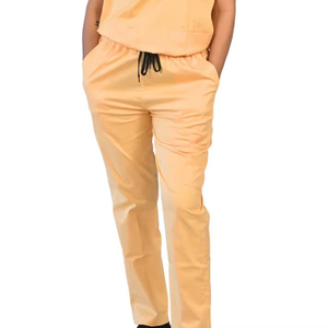 <b>Plus</b> <b>Size</b> 4 Way Stretch 100% Cotton Breathable Lightweight <b>Scrubs</b> for Women and Men V Neck Hospital Uniform Medical Sets - Product Image 3