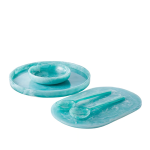 Bol à salade en résine artisanale, plat en résine – Compatible lave-vaisselle, personnalisable, en résine époxy - Product Image 4