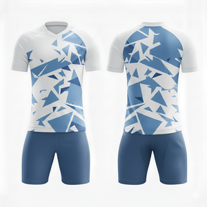 Conjunto de Uniforme de Fútbol Sublimado con Logotipo Personalizado, Uniformes de Entrenamiento de Secado Rápido, Equipación de Club, Estilo Retro, Corte 100% Automatizado - Product Image 6