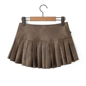 Jupe Courte Femme en Cuir Véritable Respirante Écologique Séchage Rapide Grande Taille Décontractée Tendance pour l'Extérieur – Vente en Gros - Product Image 5