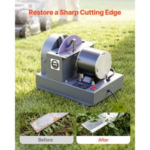 Meuleuse de lames de tondeuse 1/2 CV, disque à lamelles 7 pouces, meule céramique 9 pouces, 30 degrés, 40D, pièces et accessoires pour tondeuse à gazon - Product Image 2