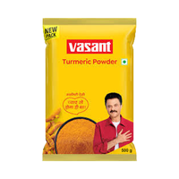 Sachets d'emballage d'épices Masala YOGESHWAR POLYMERS : Curcuma en poudre, Piment rouge, Coriandre, Piment du Cachemire - Modèle YP089 PET
