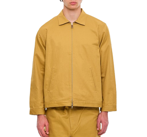Custom Men's Outdoor Worker <b>Canvas</b> <b>Jacket</b> Autumn Winter Mechanic Trucker Work Wear Zipper <b>Jacket</b> - Product Image 1