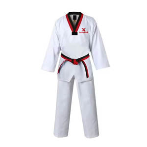 Uniforme de Karate Premium de Alta Calidad, Lavado, Elástico y Transpirable, 100% Algodón, Ropa Tradicional de Artes Marciales para Uso Profesional - Product Image 1