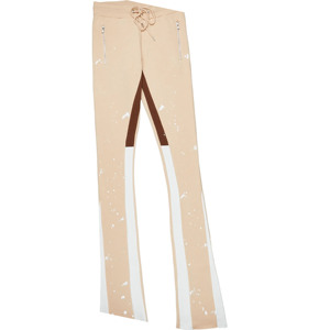 Ensemble de survêtement décontracté pour homme, beige, à capuche, manches longues, motif à pois, vêtements de sport, tenue d'automne, 100% coton, coupe classique, taille adulte - Product Image 6