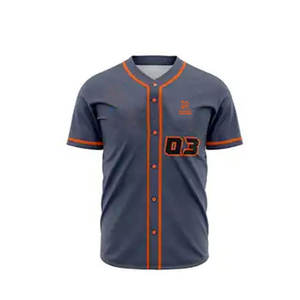 Uniforme de Béisbol de Nuevo Diseño, Alta Calidad, 100% Poliéster, Ligero, de Secado Rápido y Transpirable, para Venta en Línea al Por Mayor a Precio Económico - Product Image 4
