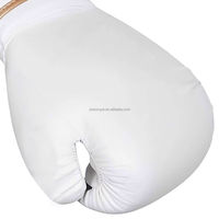 Gants de MMA en cuir véritable avec logo personnalisé, unisexes, respirants, avec sangle de poignet réglable, pour l'entraînement de boxe et de Muay Thai