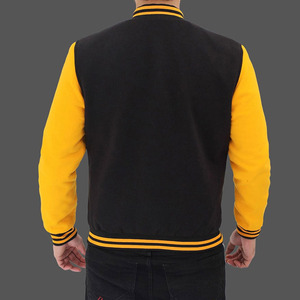 Chaqueta de Invierno de Manga Larga con Cuello Alto de Lona de Alta Calidad, Último Diseño, Chaqueta para Hombre, Diseño Personalizado Más Vendido, Logotipo Frontal Tipo Letterman - Product Image 6