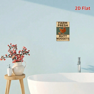 CIFbuy Targa Vintage Rustica in Alluminio 8x12 Pollici (20.3x30.5cm) Stile Fattoria TikTok per Servizio Ritiro Temu - Product Image 6