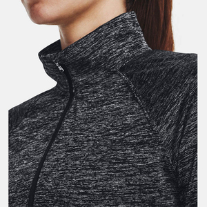 Full Sleeve Zip Up Fashion Shirt Comfortable Daily Wear OEM ODM Private Label Service Wholesale Women's Long Sleeve Zipper Top - Product Image 3