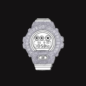 Montre personnalisée compatible GA2100, lunette glacée en acier inoxydable, montre haut de gamme, style GA2100, métal glacé - Product Image 4