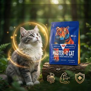 Croquettes Premium pour Chats, Alimentation Sèche pour Animaux de Compagnie, Formule Riche en Protéines (Poulet & Poisson), Nutrition Complète et Équilibrée pour Chats Adultes, Vente en Gros OEM - Product Image 1