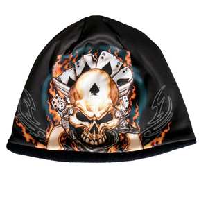 Gorros de Ciclismo Ligeros Personalizados al por Mayor, Gorro de Otoño con Diseño de Calavera, Gorra de Ciclismo con Logotipo Impreso - Product Image 4