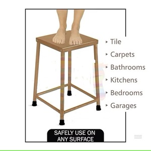 Modern Soft Foldable Metal <b>Stool</b> with Rope Design <b>for</b> Home Decoration in Living Room Bedroom Entry - Product Image 4