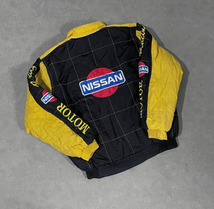 เสื้อแจ็คเก็ตกันลมแขนยาวสำหรับผู้ชาย Nissan Racing ผลิตจากโพลีเอสเตอร์ เหมาะสำหรับทุกฤดูกาล ใช้สำหรับขี่มอเตอร์ไซค์และแข่งรถ พร้อมลายพิมพ์แบบ Heat-Transfer - Product Image 2