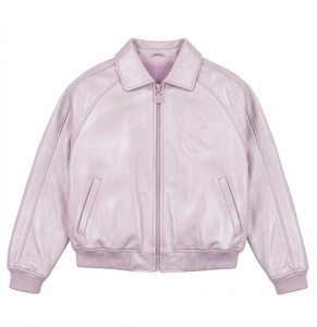 Best Vintage Winter Design Biker Leather <b>Jacket</b> for <b>Men</b> Customized Sheep Leather with Quilted Detail - Product Image 3