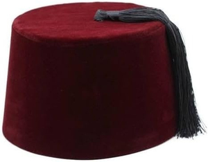 Chapeaux Fez Maçonniques Personnalisés en Coton Rayé Brodés à la Main pour Hommes - Entièrement Personnalisables - Product Image 2