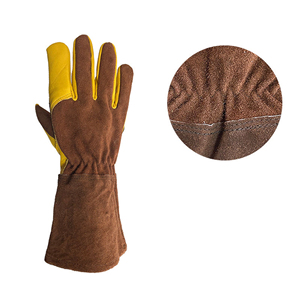 Hot Selling Heavy Duty top grain leather Custom Made TIG Welding Gloves Cow Split Leather Welding Work Gloves - Product Image 5