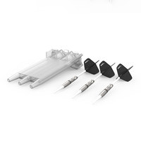 Ensemble de fléchettes en tungstène, ensemble de fléchettes durables en POM à pointe souple en tungstène pour le plaisir en famille