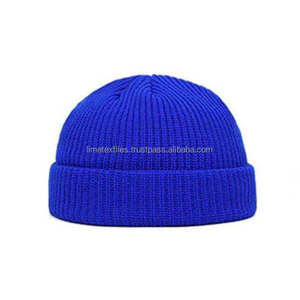 Bonnets d'hiver unisexes en laine 100% de qualité supérieure avec design de couleur personnalisé, tricotés, personnalisation possible - Product Image 4