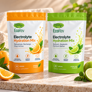 ถุงไมลาร์พิมพ์ลายสกรีนแบบกำหนดเอง EcoRev ป้องกันความชื้น ใช้ซ้ำได้ สำหรับบรรจุภัณฑ์ผงอาหารเสริม ถุงพลาสติกแบบตั้งได้ - Product Image 3