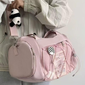 Bolsa Deportiva de Lona Impermeable para Gimnasio, Bolsa de Entrenamiento, Bolsa de Natación con Compartimento para Zapatos, Bolsa de Viaje con Asa para el Hombro - Product Image 4
