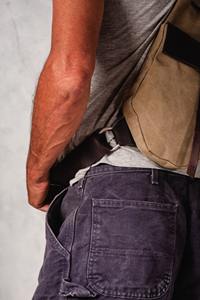 กระเป๋าหนังผ้าใบสะพายข้างแบบยูนิเซ็กส์ สไตล์เรโทร สำหรับเดินทาง เดินป่า สะพายไหล่ แฟชั่น กันน้ำ มีซิป ขายส่ง LCSB-0013 - Product Image 2