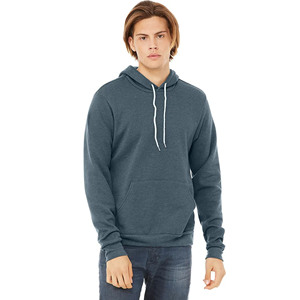 ผู้ผลิตขายส่งเสื้อฮู้ดดี้โอเวอร์ไซส์แบบกำหนดเอง ผ้าฝ้ายผสม 350 แกรม บุขนด้านใน แบบถัก ดีไซน์เรียบ - Product Image 1