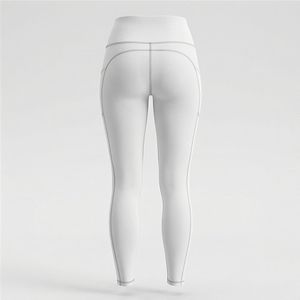 Leggings décontractés tricotés taille haute confortables pour femmes, avec logo personnalisé, respirants, pour le yoga, faible MOQ, polyester, OEM/ODM – Grande Vente - Product Image 2