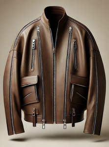 Nueva Chaqueta Formal Ligera de Invierno para Hombre, Diseño Personalizado OEM, Chaqueta de Cuero Transpirable de Alta Calidad para Venta en Línea - Product Image 5