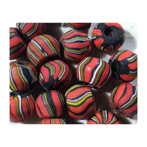 Wholesale Millefiori Lampwork Glass <b>Beads</b> Multi <b>Color</b> Striped Rondelle Crystal Spacer <b>Beads</b> for DIY Jewelry Making Bracelets - Product Image 1
