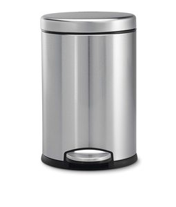 Custom Logos 60L Stainless Steel Storage Bucket Rustproof Eco-Friendly Push Lid Dust <b>Bin</b> Office Hotel House Indoor Outdoor - Product Image 1
