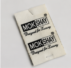 Etiquetas de Ropa de Lujo con Logotipo Personalizado, Tejidas en Damasco, para Prendas de Moda, Bolsos, Zapatos y Marca Textil - Product Image 1