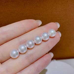 Pendientes Pequeños de Perlas Edison Naturales de Color Púrpura Emperador de 9-10 mm, Chapados en Oro de 18 Quilates, Estilo de Moda de Lujo - Product Image 3