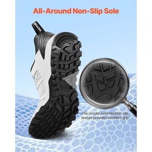 Chaussures de fitness et de cross-training à lacets, pointure US 12, largeur W, avec embout large et soutien de la voûte plantaire réglable - Product Image 3